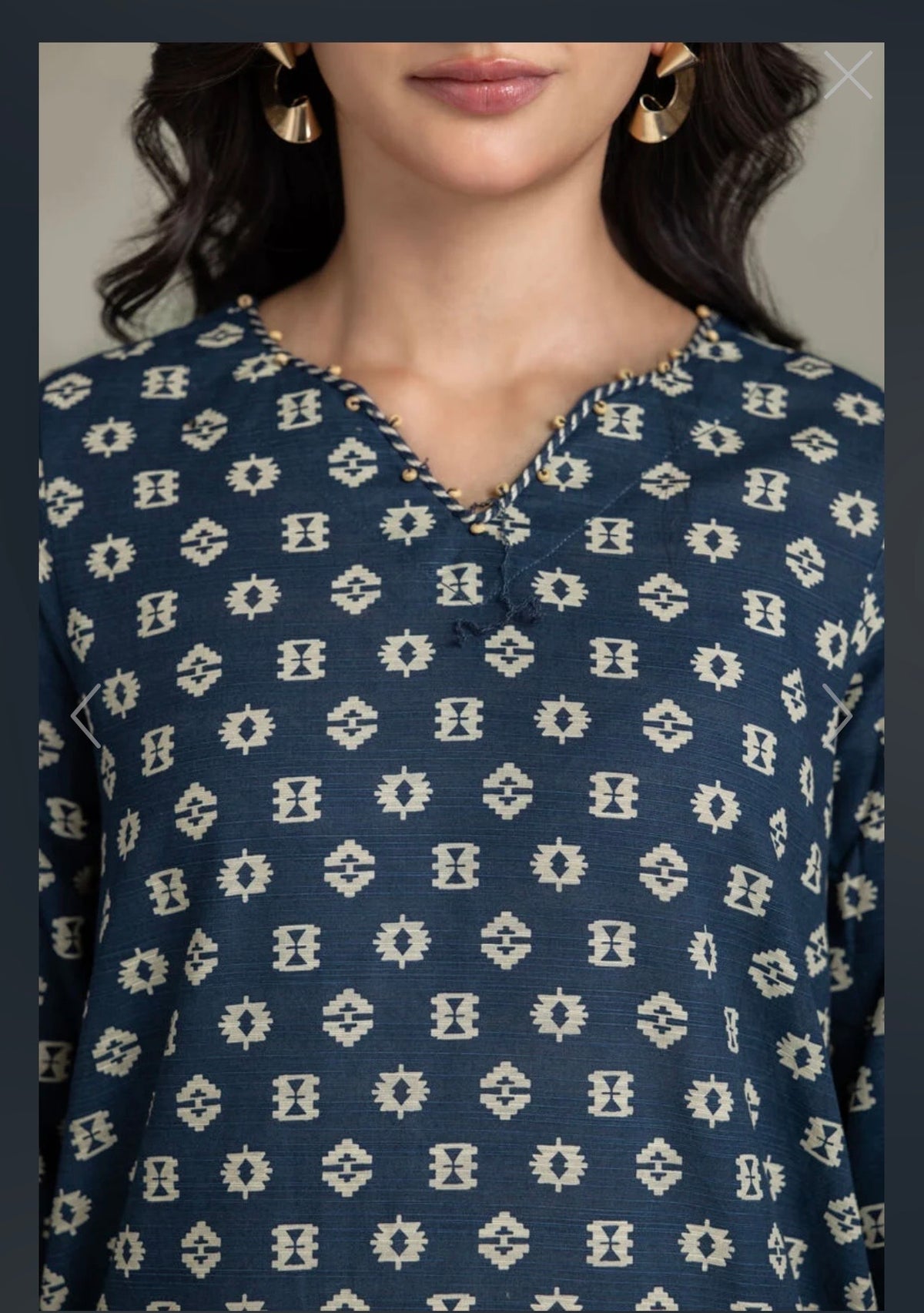 Khaadi | Embroidered | Khaddar | 2-Piece | Ready to Wear | Zinc Blue