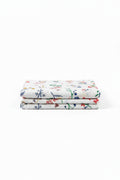 Sapphire Cotton King Size Bed Sheet- Off White Multi