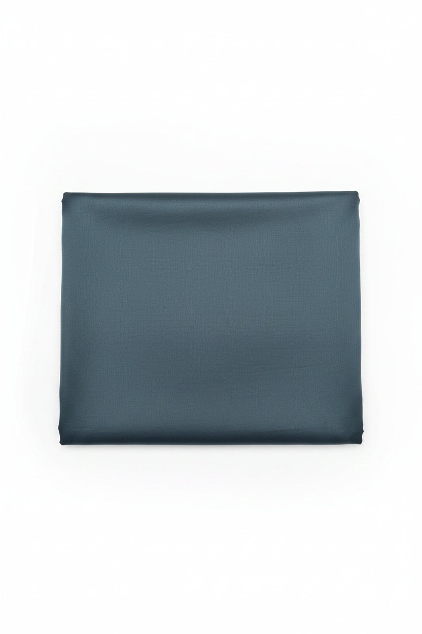 Sapphire Cotton Satin King Size Bed Sheet- Blue