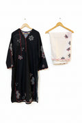 Sana Safinaz | Printed | Poly Cotton | 2-Piece | Ready to Wear | Black White