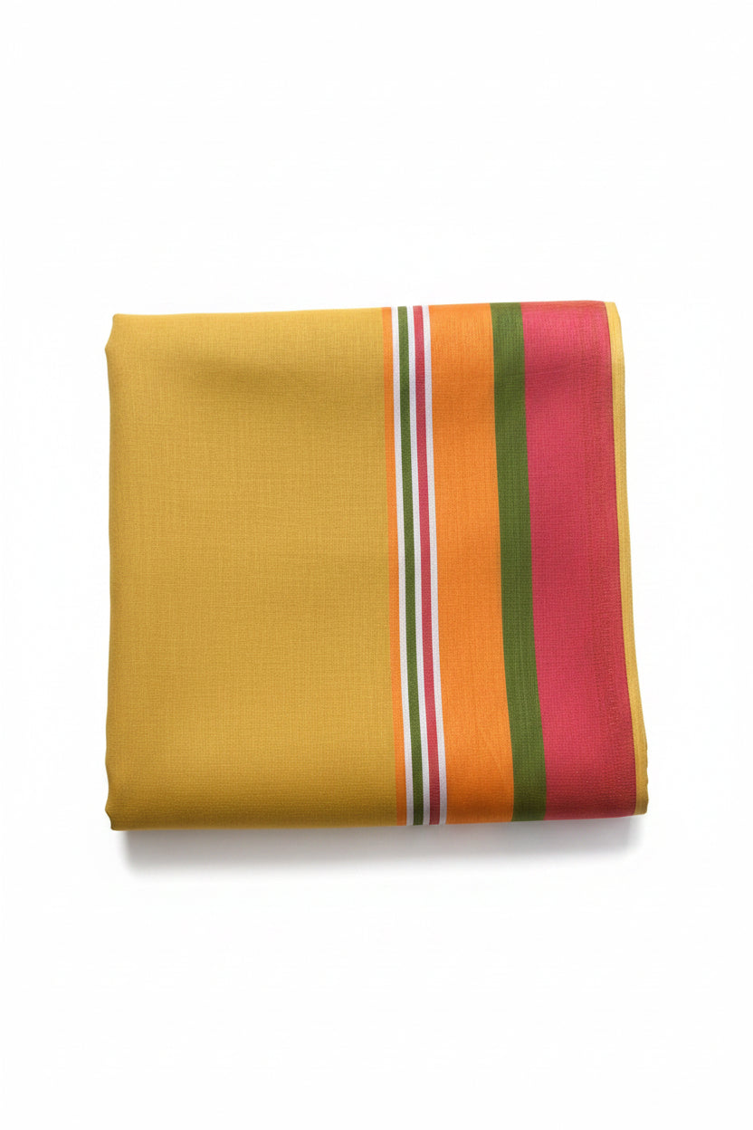 Generation Hand Woven Dupatta- Mustard
