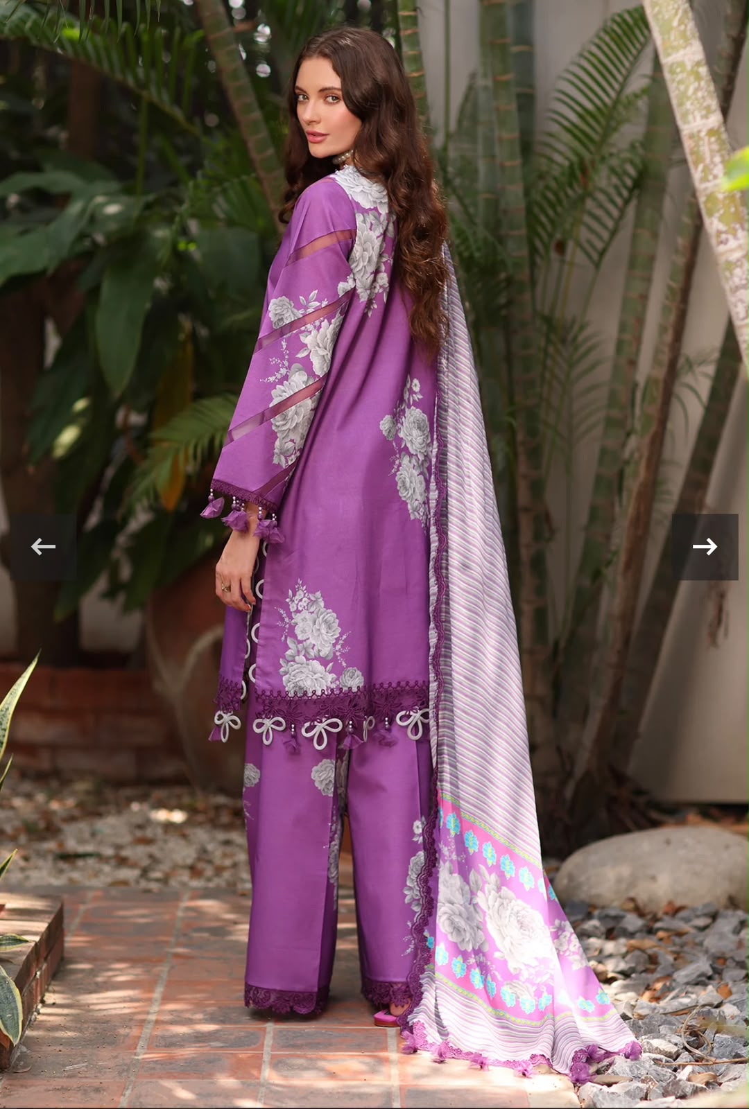 Charizma | Embroidered | Lawn | 3-Piece | Ready to Wear | Purple