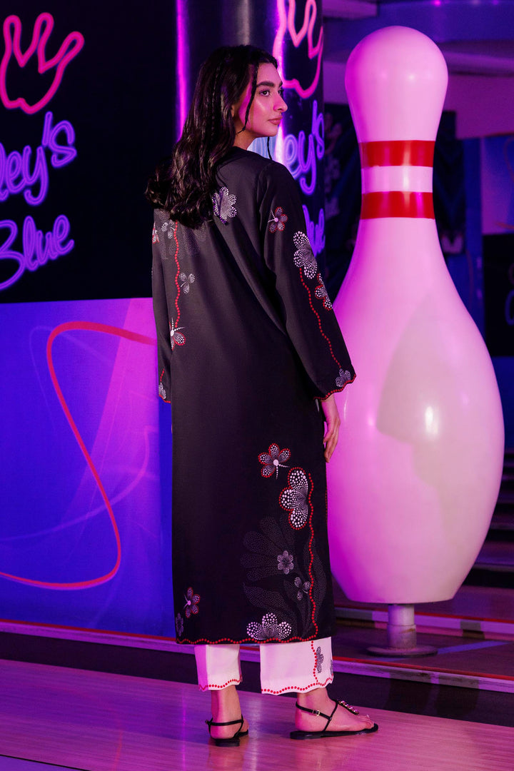 Sana Safinaz | Printed | Poly Cotton | 2-Piece | Ready to Wear | Black White