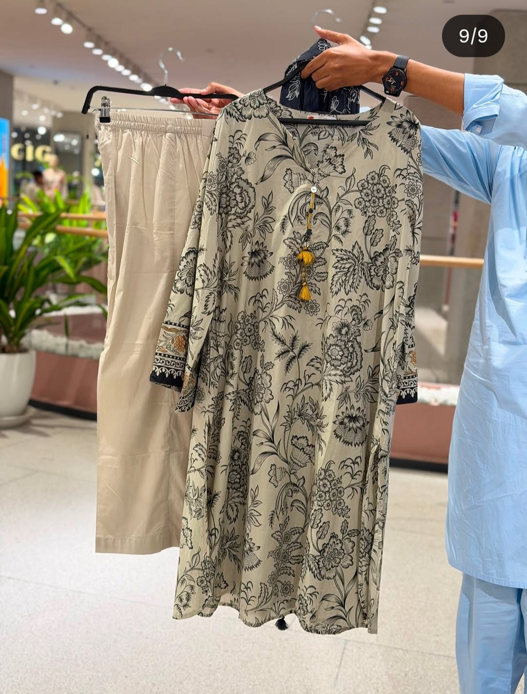 Khaadi | Printed | Lawn | 2-Piece | Ready to Wear | Skin Black