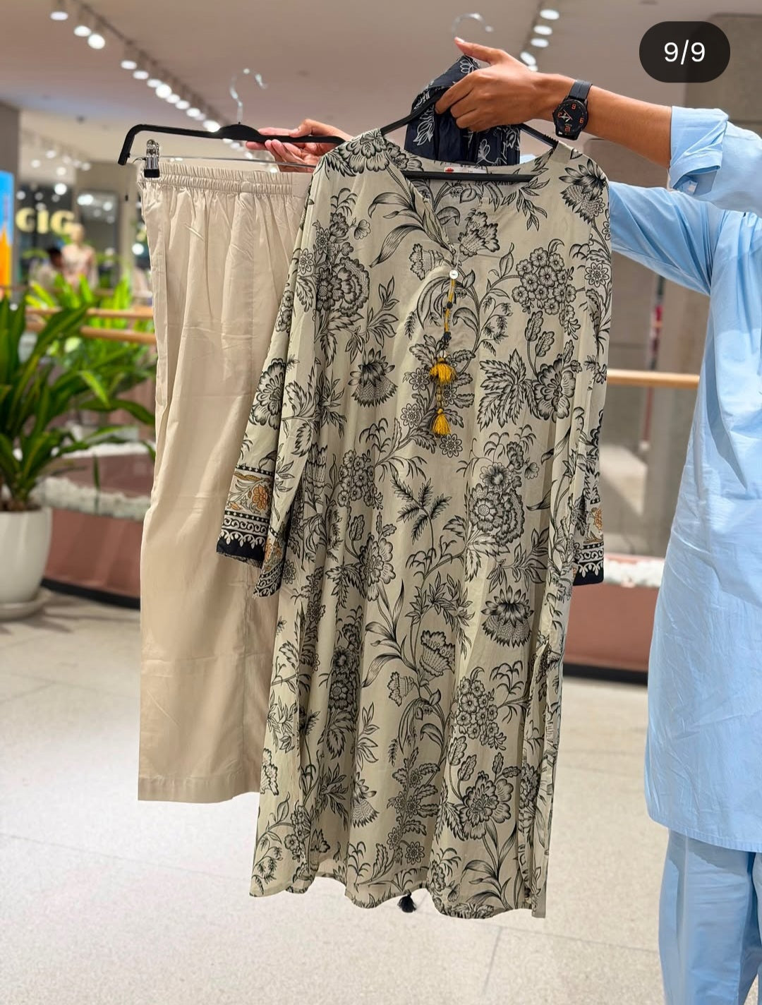 Khaadi | Printed | Lawn | 2-Piece | Ready to Wear | Skin Black
