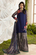Charizma | Embellished | Chiffon | 3-Piece | Ready to Wear | Blue - Shopping Haul