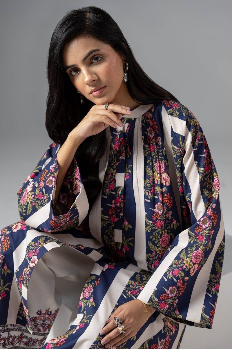 Charizma | Embroidered | Lawn | 2-Piece | Ready to Wear | Blue - Shopping Haul
