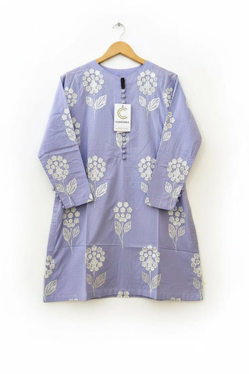 Charizma | Embroidered | Lawn | 2-Piece | Ready to Wear | Lilac - Shopping Haul