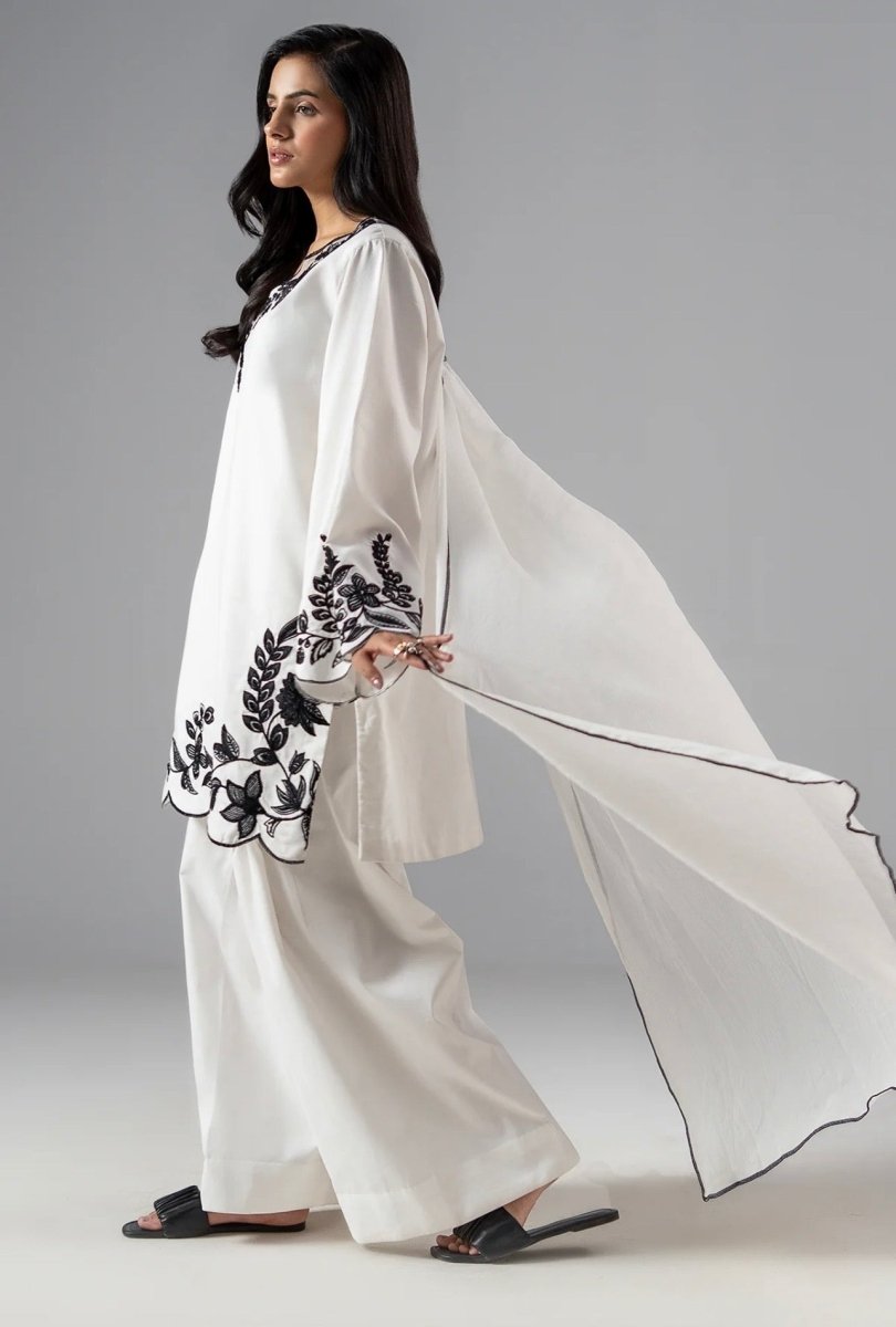 Charizma | Embroidered | Lawn | 3-Piece | Ready to Wear | White - Shopping Haul