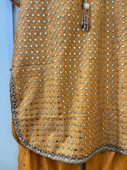Charizma | Embroidered | Rawsilk | 3-Piece | Ready to Wear | Orange - Shopping Haul