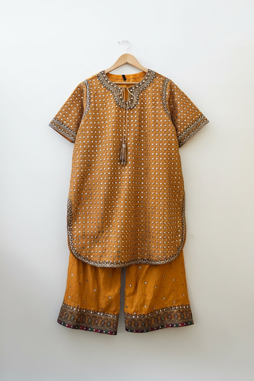 Charizma | Embroidered | Rawsilk | 3-Piece | Ready to Wear | Orange - Shopping Haul