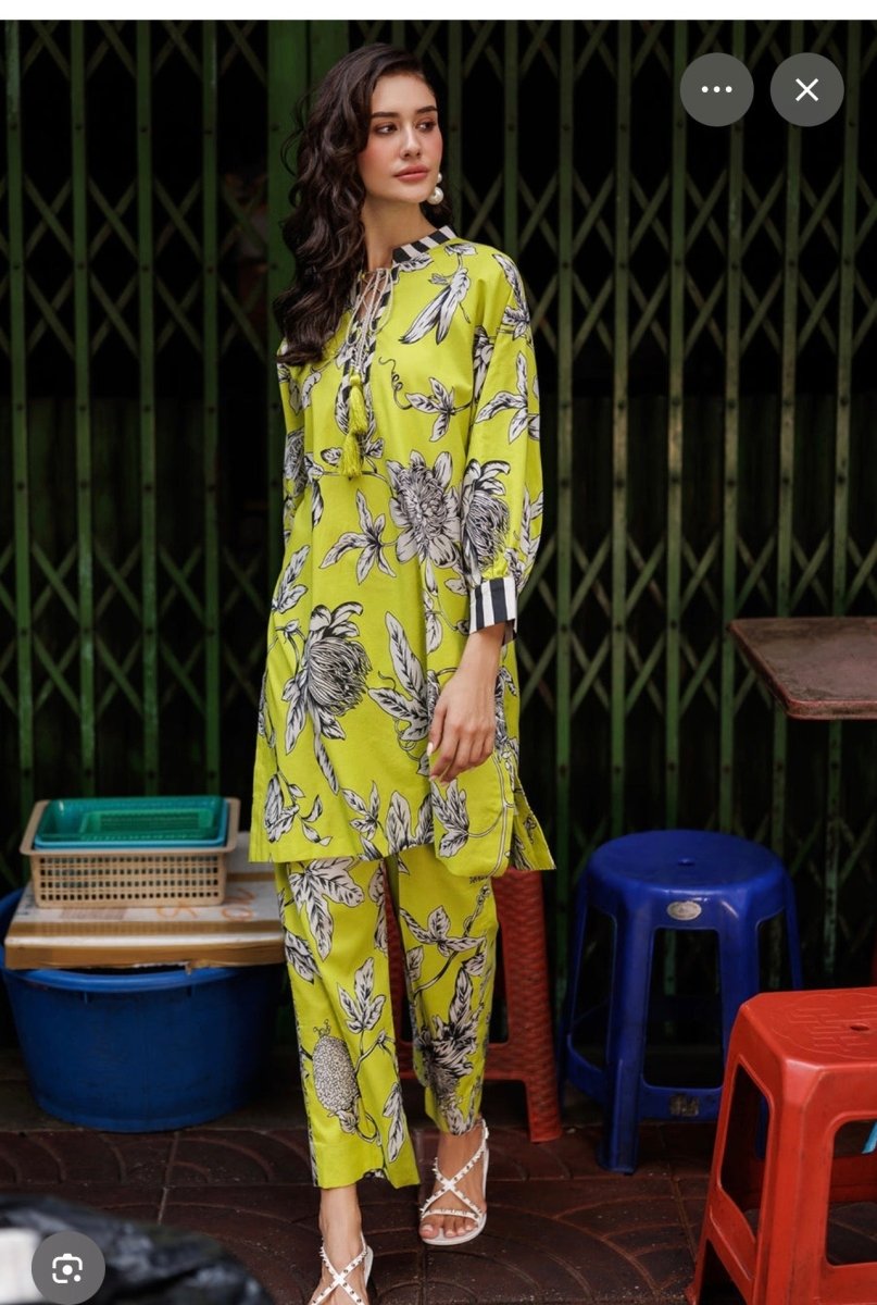 Charizma | Printed | Lawn | 2-Piece | Ready to Wear | Yellow - Shopping Haul