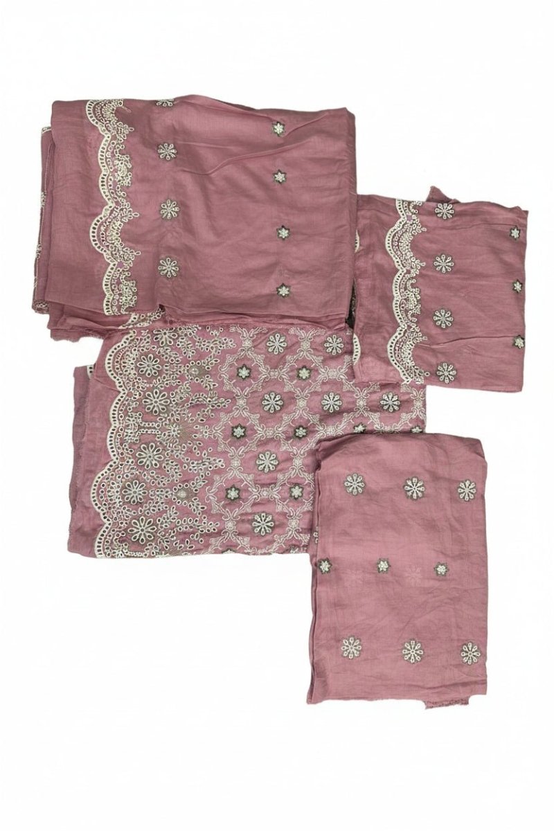 Image | Luxury | Embroidered | Lawn | 2-Piece | Unstitched Suit | Tea Pink - Shopping Haul