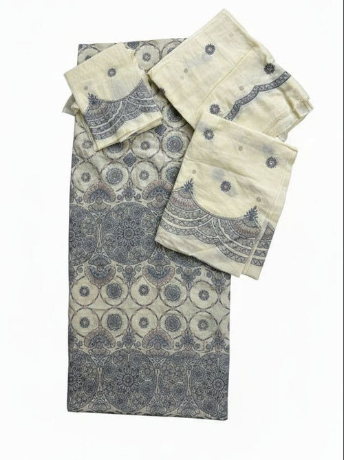 Image | Luxury | Embroidered | Lawn | 2-Piece | Unstitched Suit | Yellow - Shopping Haul