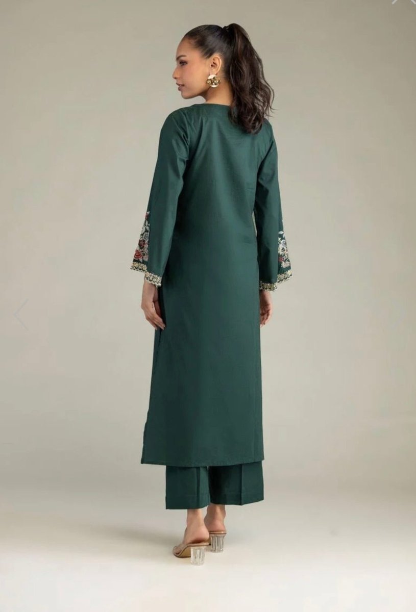 Khaadi | Embroidered | Cambric | 2-Piece | Ready to Wear | Green - Shopping Haul