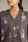 Khaadi | Embroidered | Cambric | 2-Piece | Ready to Wear | Grey - Shopping Haul