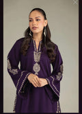 Khaadi | Embroidered | Cambric | 2-Piece | Ready to Wear | Purple - Shopping Haul