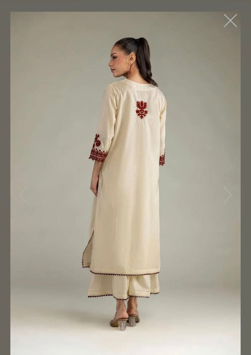 Khaadi | Embroidered | Cambric | 2-Piece | Ready to Wear | Skin Red - Shopping Haul