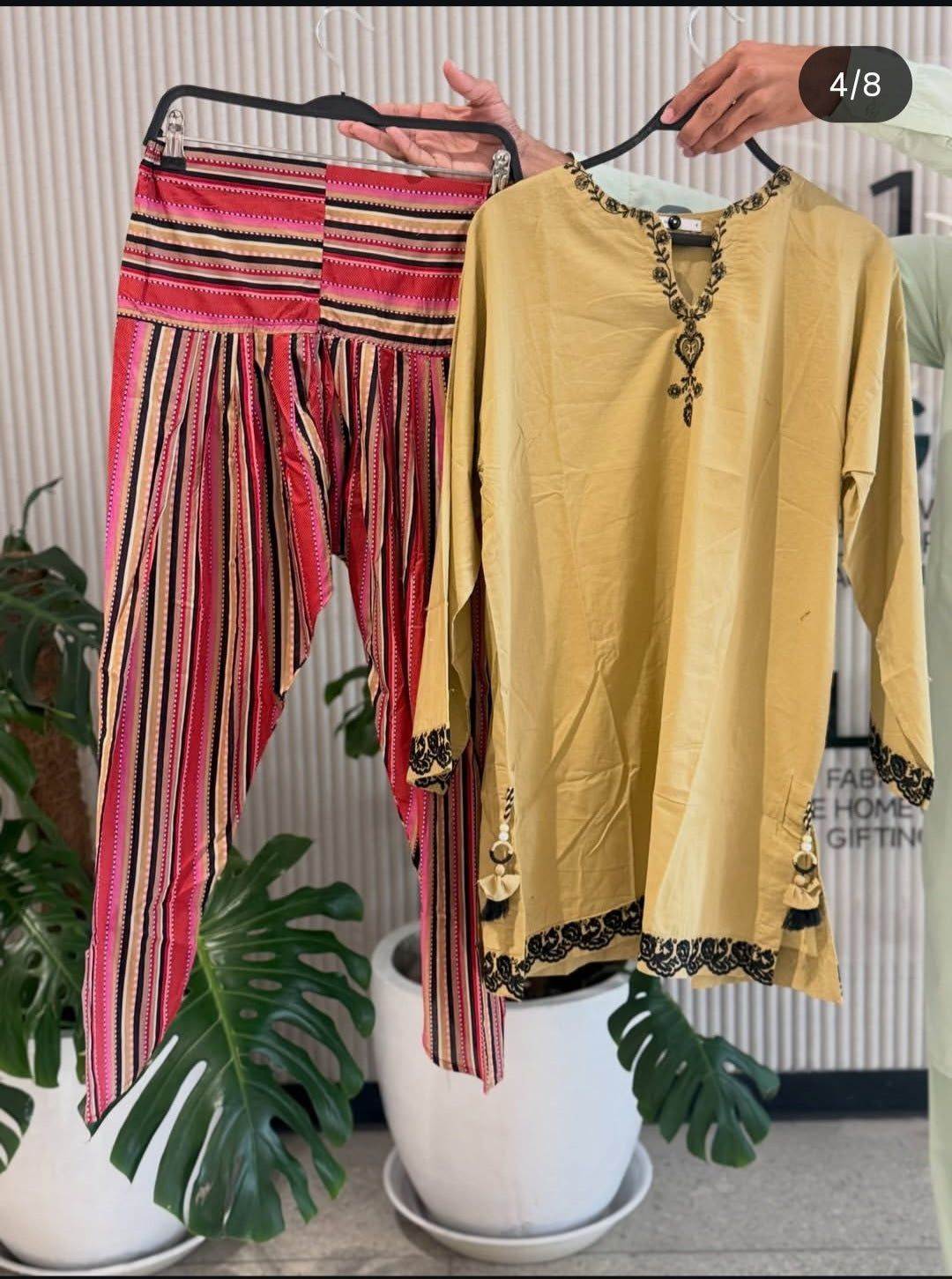 Khaadi | Embroidered | Lawn | 2-Piece | Ready to Wear | Brown Multi Tulip - Shopping Haul