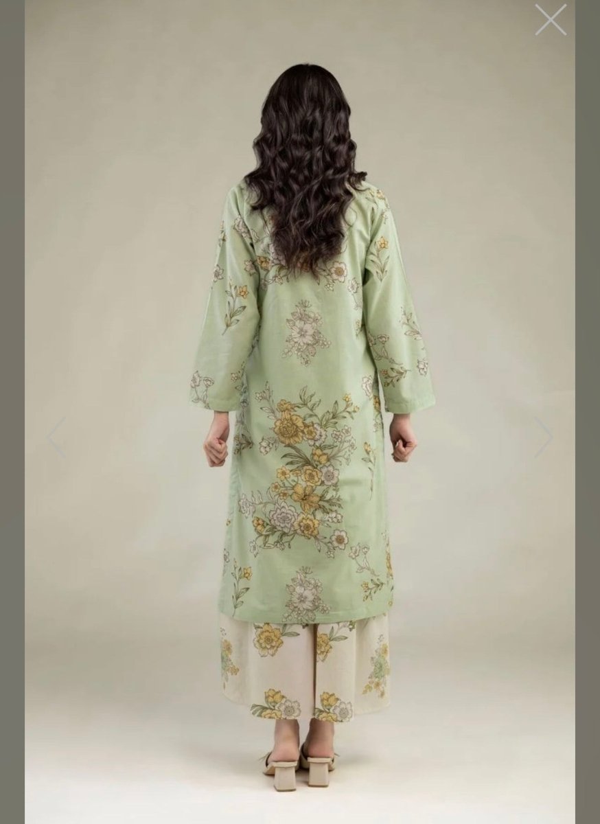 Khaadi | Embroidered | Lawn | 2-Piece | Ready to Wear | Mint White - Shopping Haul