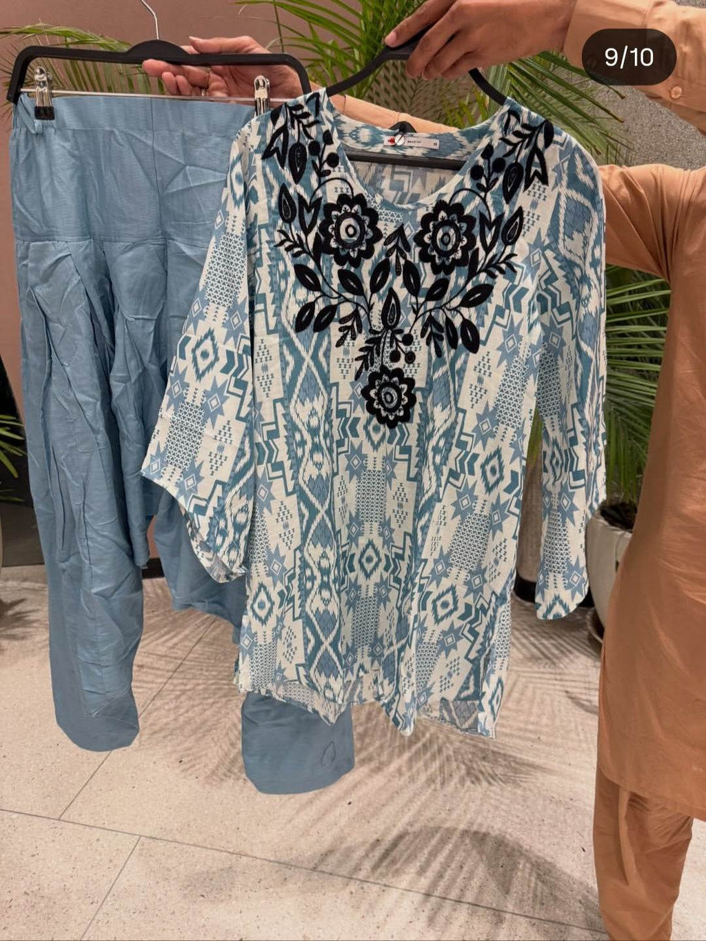 Khaadi | Embroidered | Lawn | 2-Piece | Ready to Wear | White Blue - Shopping Haul
