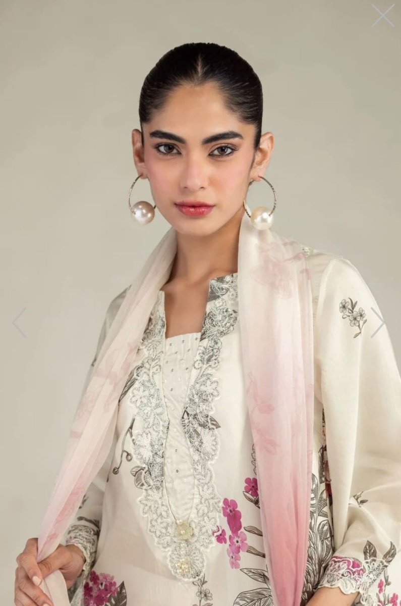 Khaadi | Luxury | Blended Viscose | 3-Piece | Ready to Wear | Off White