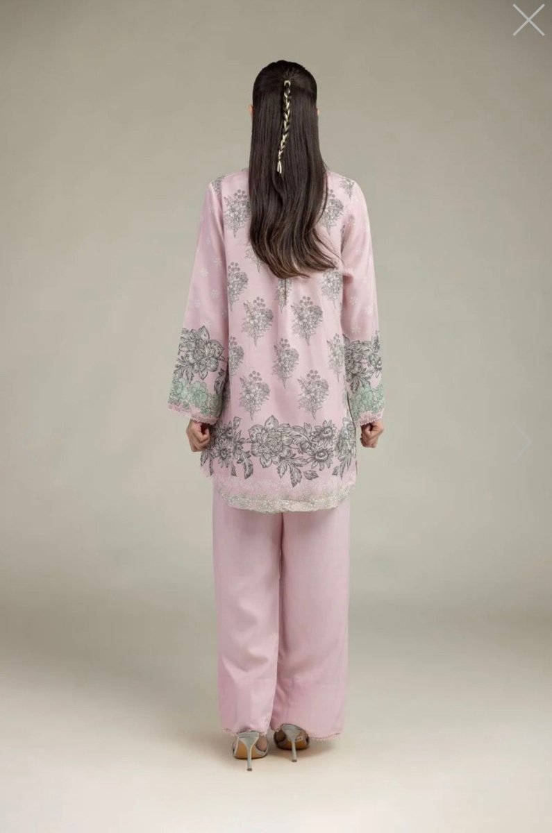 Khaadi | Luxury | Raw Silk | 2-Piece | Ready to Wear | Pink