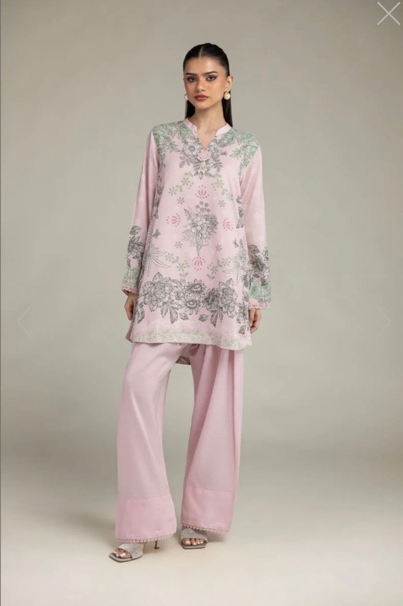 Khaadi | Luxury | Raw Silk | 2-Piece | Ready to Wear | Pink