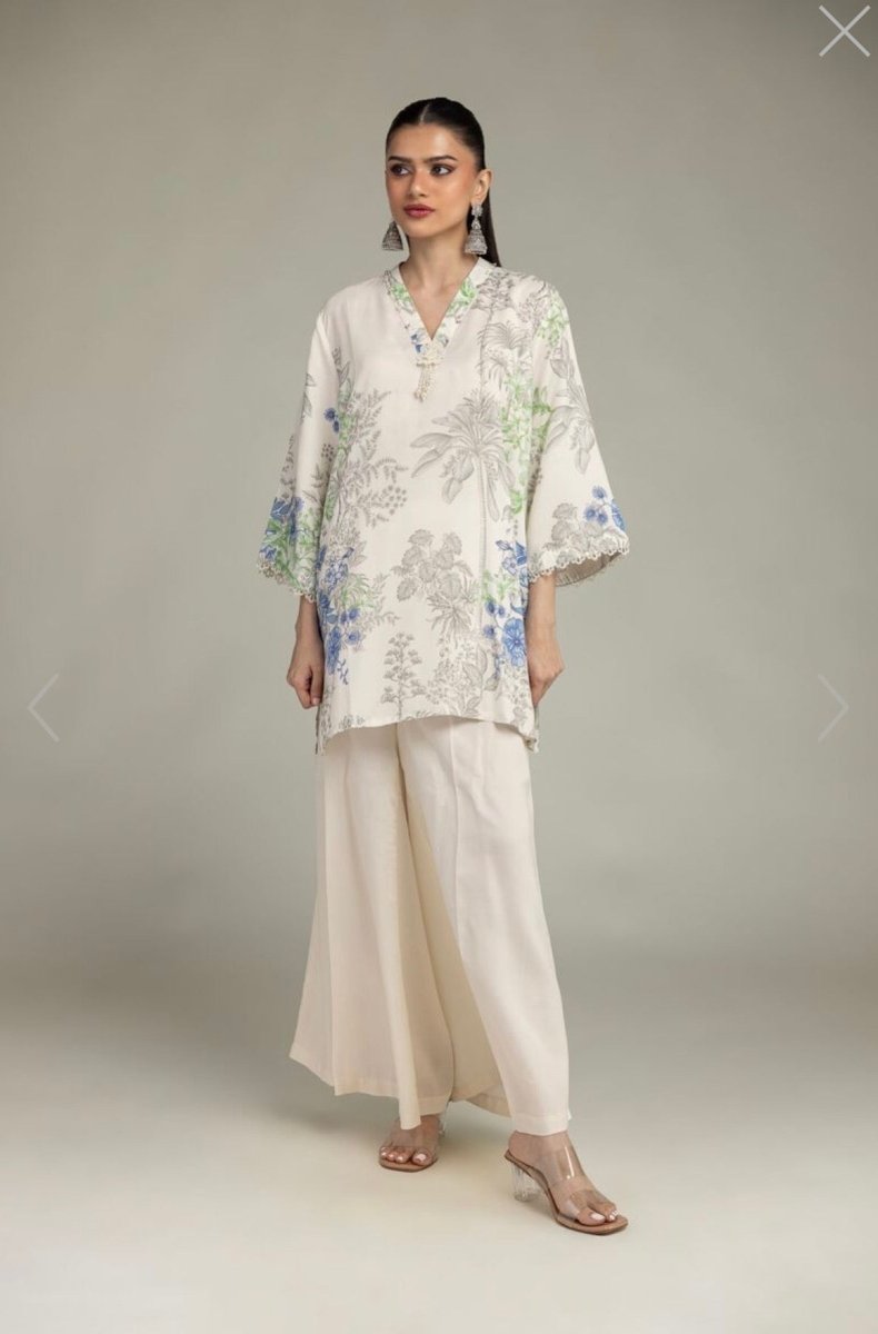 Khaadi | Luxury | Raw Silk | 3-Piece | Ready to Wear | Off White - Shopping Haul