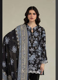 Khaadi | Printed | Lawn | 1-Piece | Ready to Wear | Black Blue - Shopping Haul