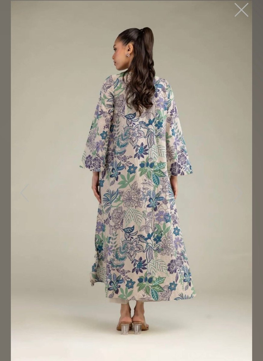 Khaadi | Printed | Lawn | 2-Piece | Ready to Wear | Beige Multi - Shopping Haul