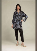 Khaadi | Printed | Lawn | 2-Piece | Ready to Wear | Black Blue - Shopping Haul
