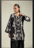 Khaadi | Printed | Lawn | 2-Piece | Ready to Wear | Black Pattern - Shopping Haul