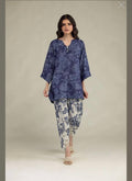 Khaadi | Printed | Lawn | 2-Piece | Ready to Wear | Blue White - Shopping Haul