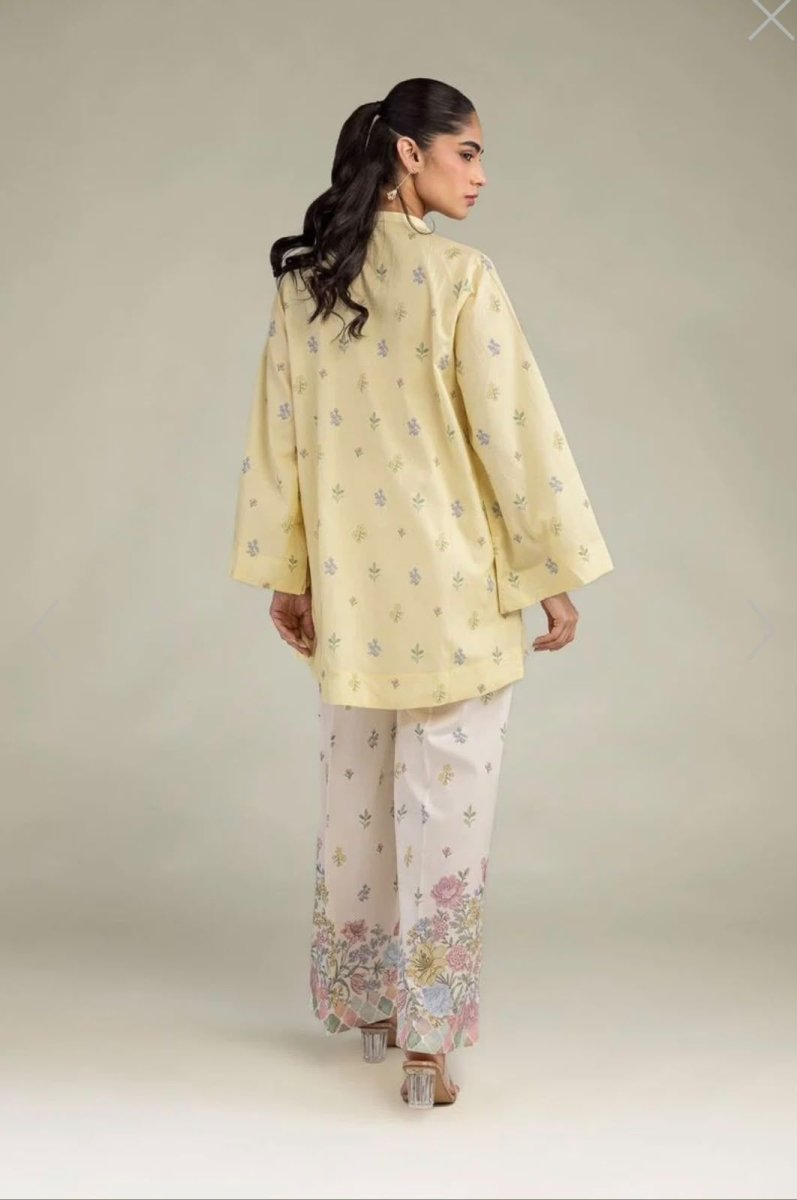 Khaadi | Printed | Lawn | 2-Piece | Ready to Wear | Butter Yellow - Shopping Haul
