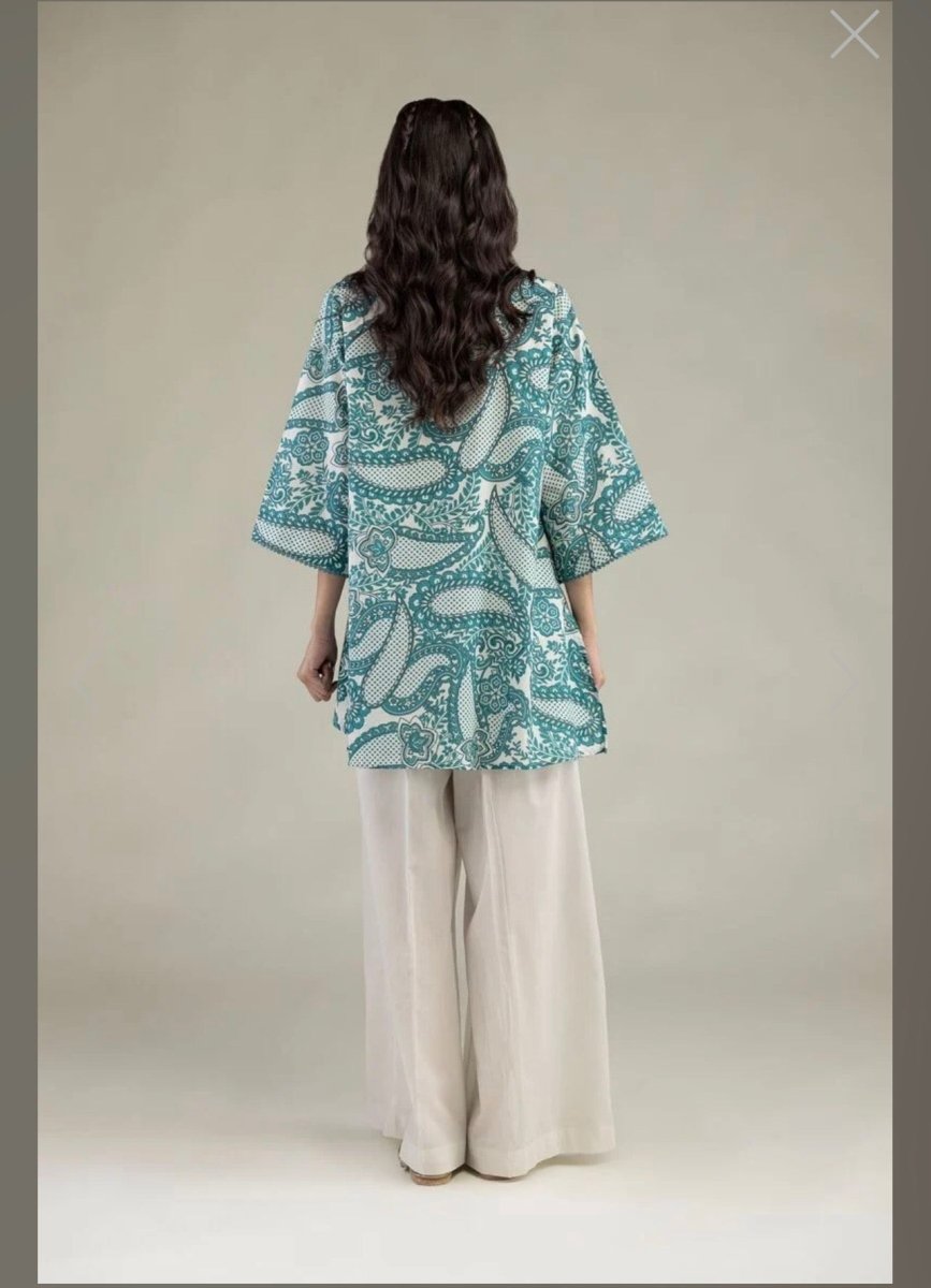 Khaadi | Printed | Lawn | 2-Piece | Ready to Wear | C-Green Western - Shopping Haul