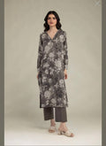 Khaadi | Printed | Lawn | 2-Piece | Ready to Wear | Grey - Shopping Haul