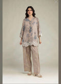Khaadi | Printed | Lawn | 2-Piece | Ready to Wear | Light Brown - Shopping Haul