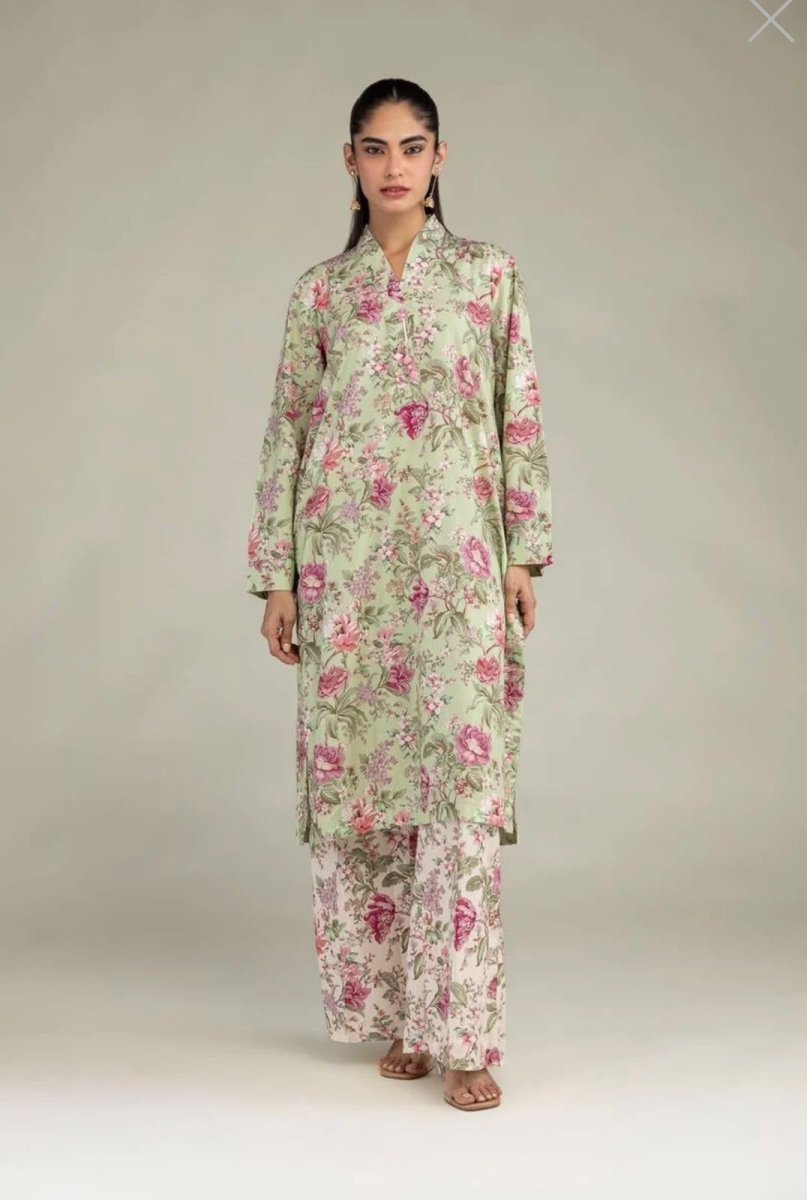 Khaadi | Printed | Lawn | 2-Piece | Ready to Wear | Mint - Shopping Haul