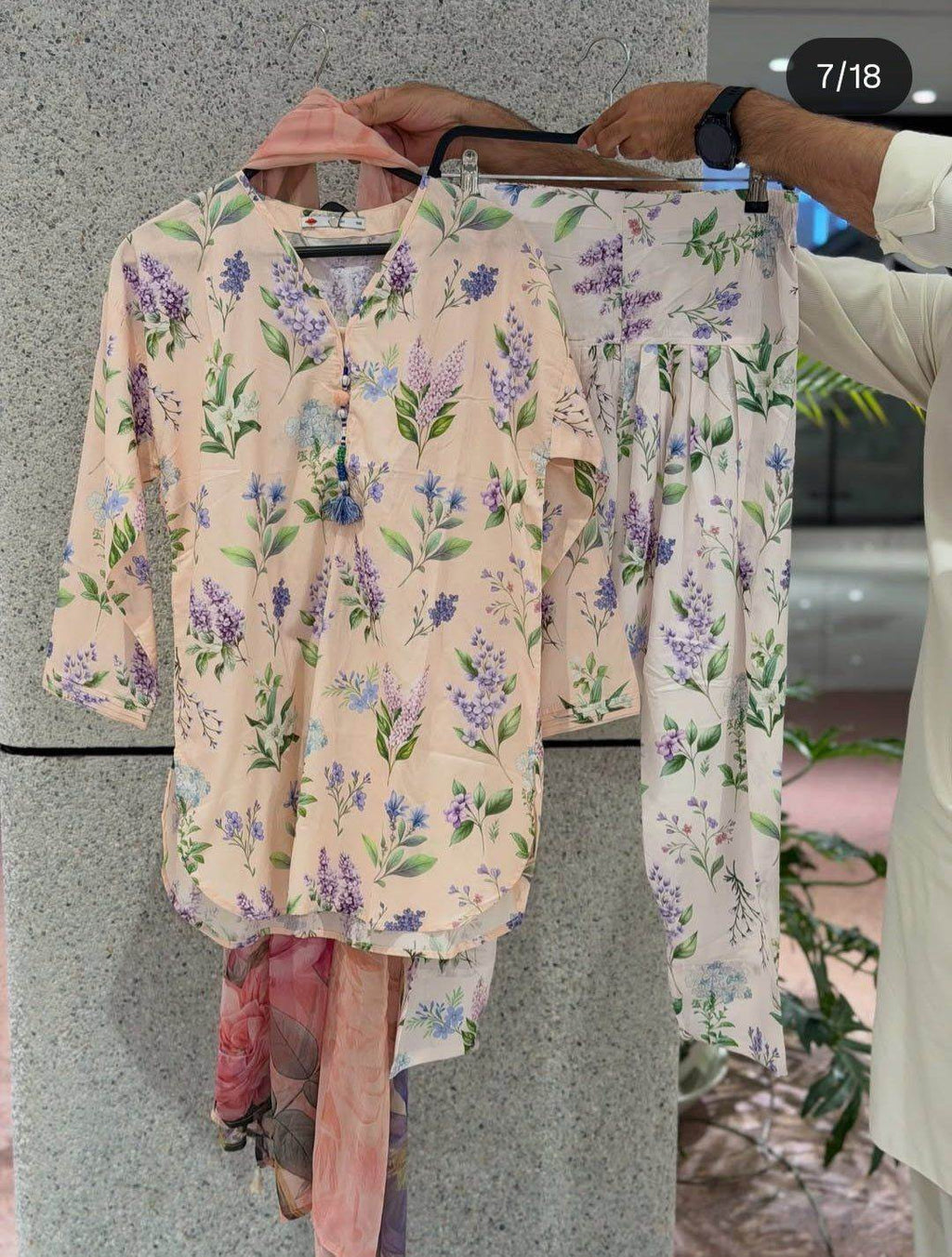 Khaadi | Printed | Lawn | 2-Piece | Ready to Wear | Powder Pink - Shopping Haul