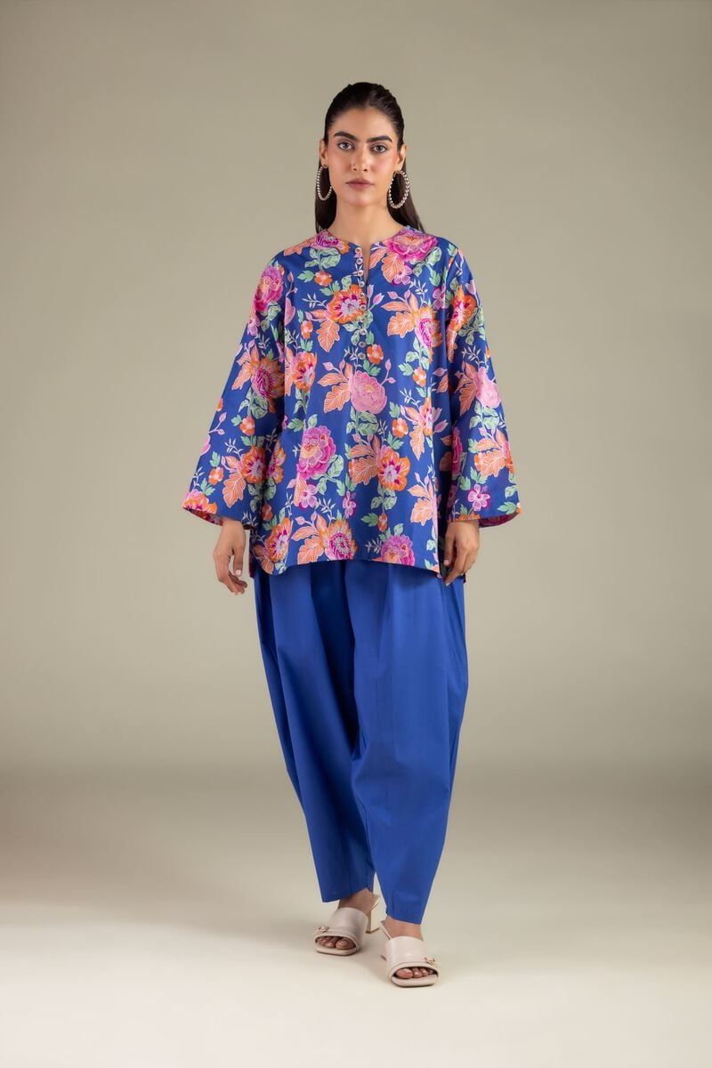 Khaadi | Printed | Lawn | 2-Piece | Ready to Wear | Royal Blue