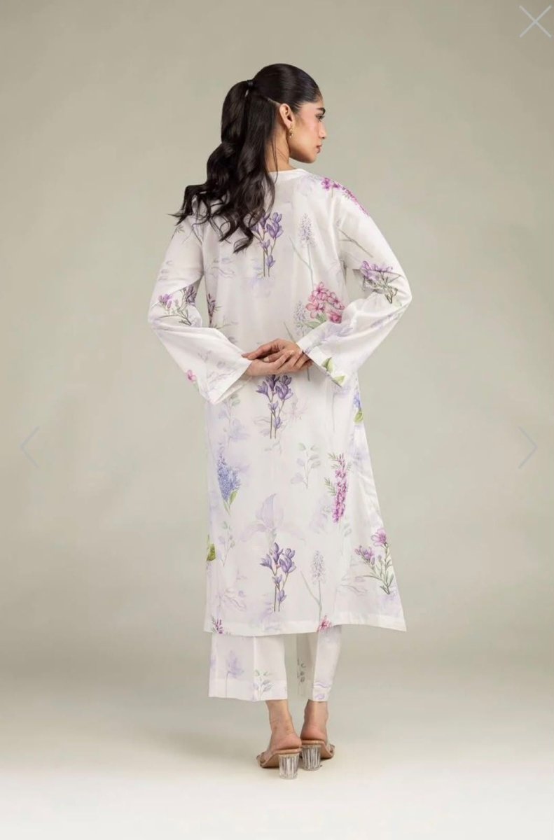 Khaadi | Printed | Lawn | 2-Piece | Ready to Wear | White