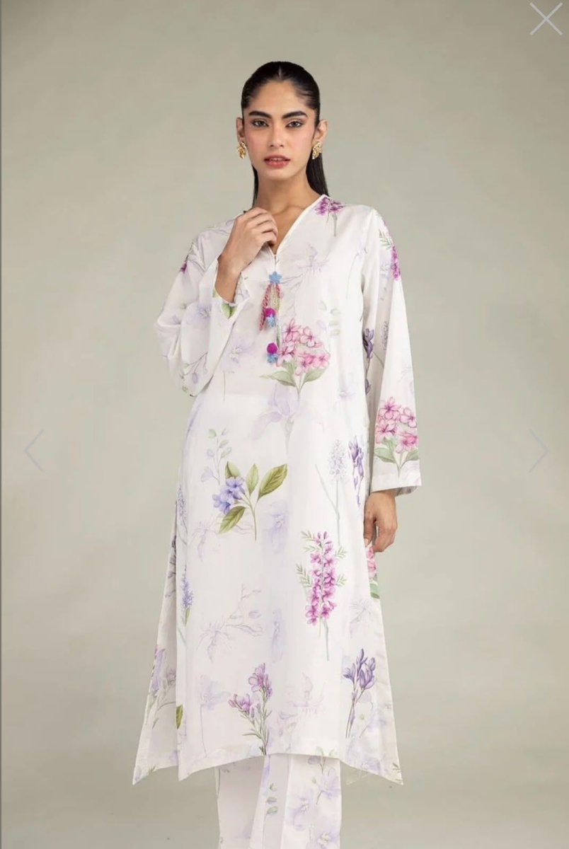 Khaadi | Printed | Lawn | 2-Piece | Ready to Wear | White