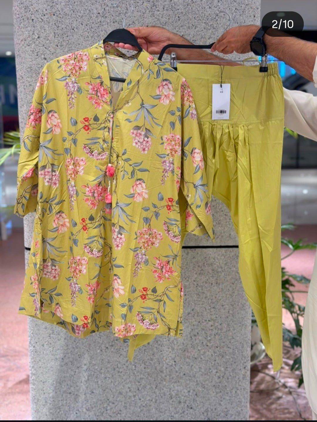 Khaadi | Printed | Lawn | 2-Piece | Ready to Wear | Yellow - Shopping Haul