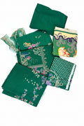 Sana Safinaz | Embroidered | Khaddar | 3-Piece | Unstitched Suit | Green - Shopping Haul