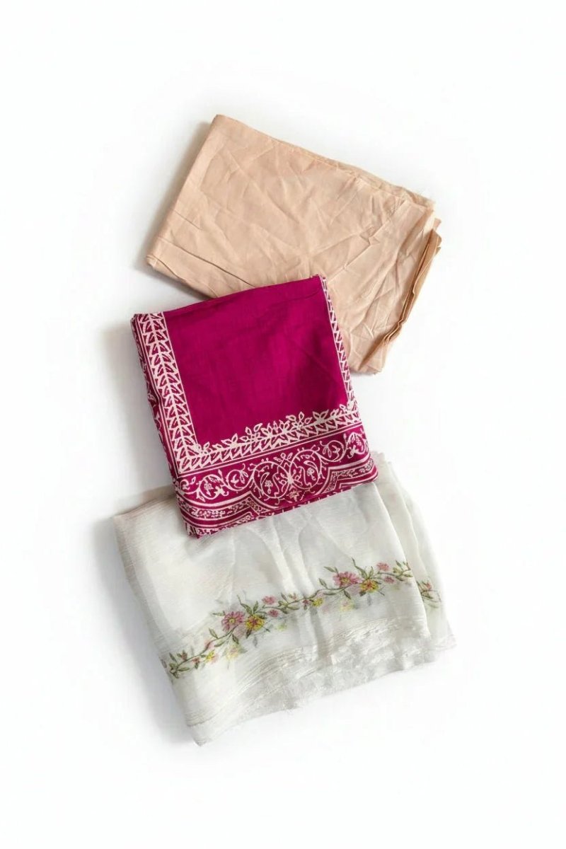 Sana Safinaz | Printed | Lawn | 3-Piece | Unstitched Suit | Shocking Pink - Shopping Haul