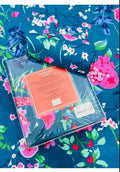 Sapphire Cotton King Size Bed Sheet Blue Multi - Shopping Haul