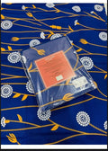 Sapphire | Printed | Bed Sheet | King Size | Blue Mustard - Shopping Haul